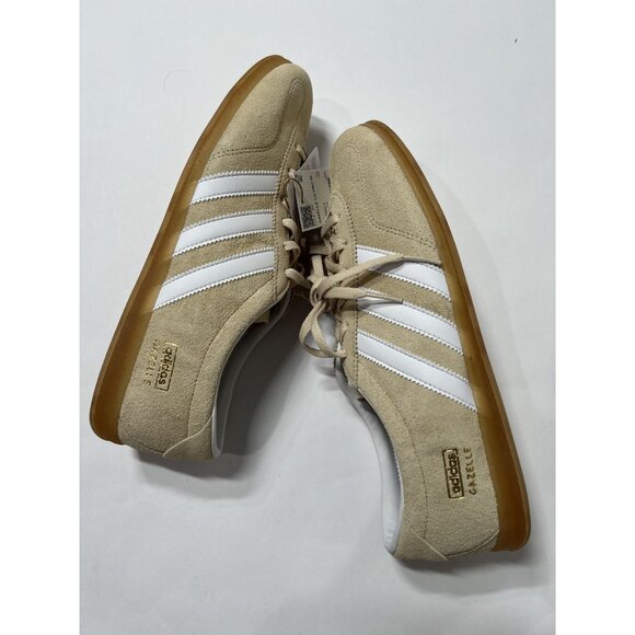 Adidas Gazelle Lo Pro Shoes in Sand Strata Cloud White Gum - Picture 7 of 9